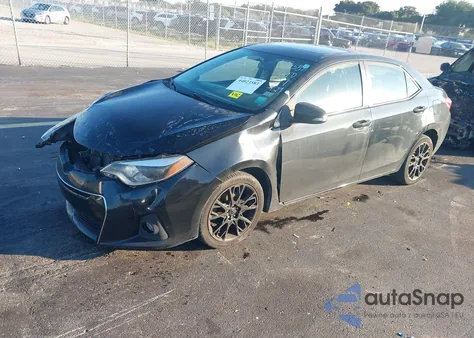 2016 Toyota Corolla S W/Special Edition Pkg from USA, damaged, VIN 2T1BURHE4GC557589
